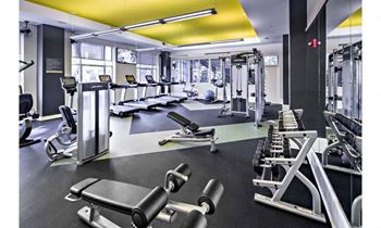 Well-equipped fitness center